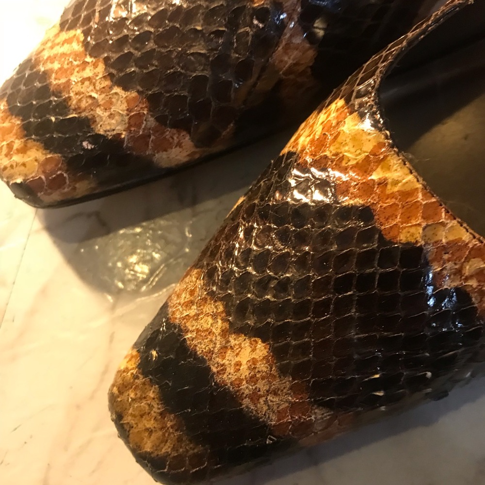 Vintage REAL Snakeskin shoes